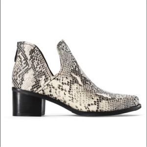 Blondo Waterproof Snakeskin Booties